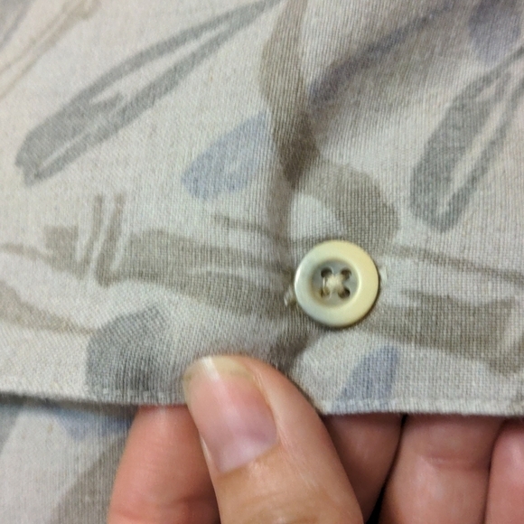 𝅺GEOFFREY Beene linen blend shirt - Picture 9 of 9